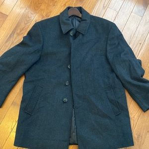 Mens tweed Ralph Lauren overcoat, like new… very nice